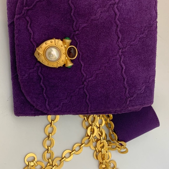 Vintage Suede Belt w/Gold Chains SOLD!!! - Picture 10 of 14